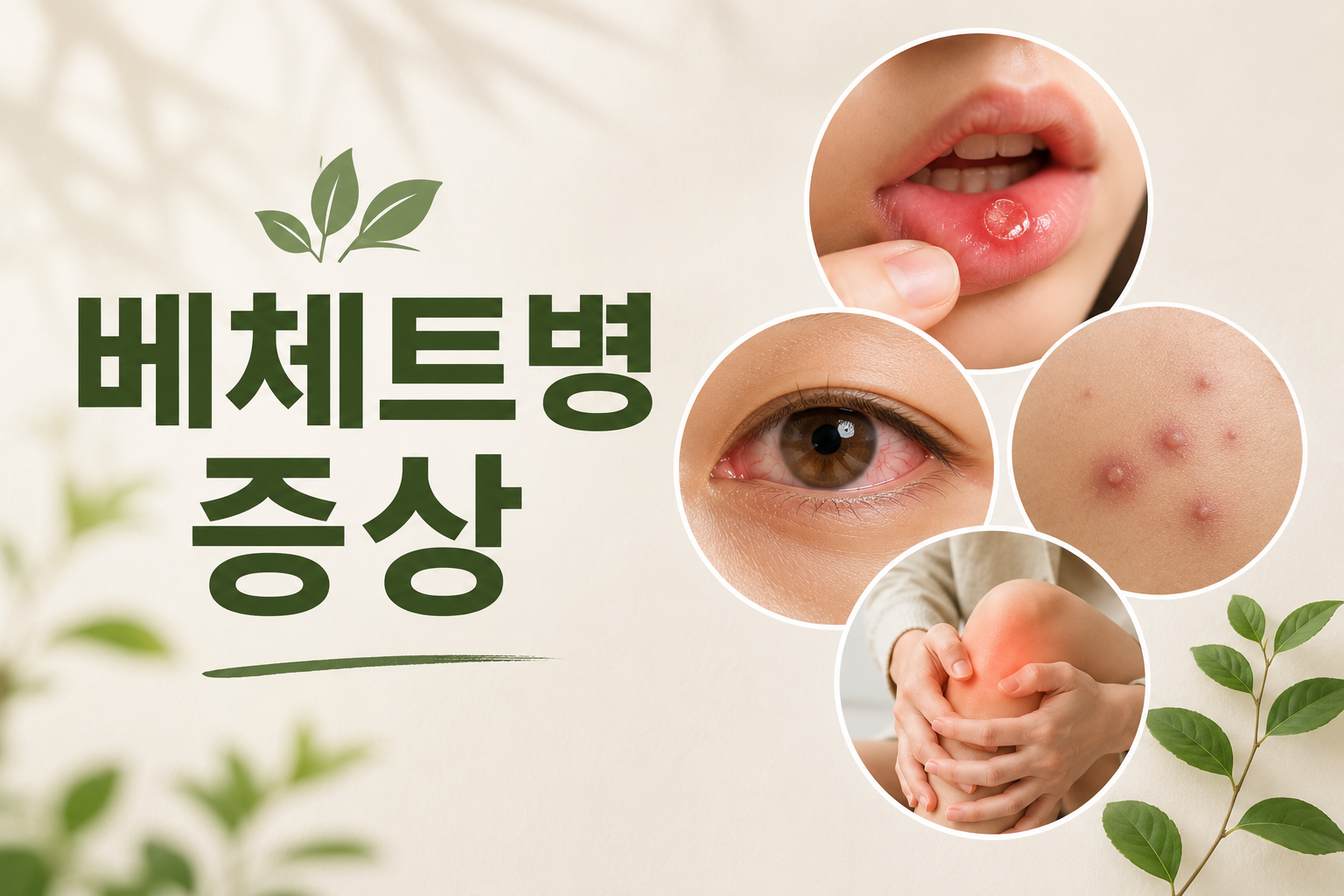 베체트병 증상, 어디서부터 시작되는가