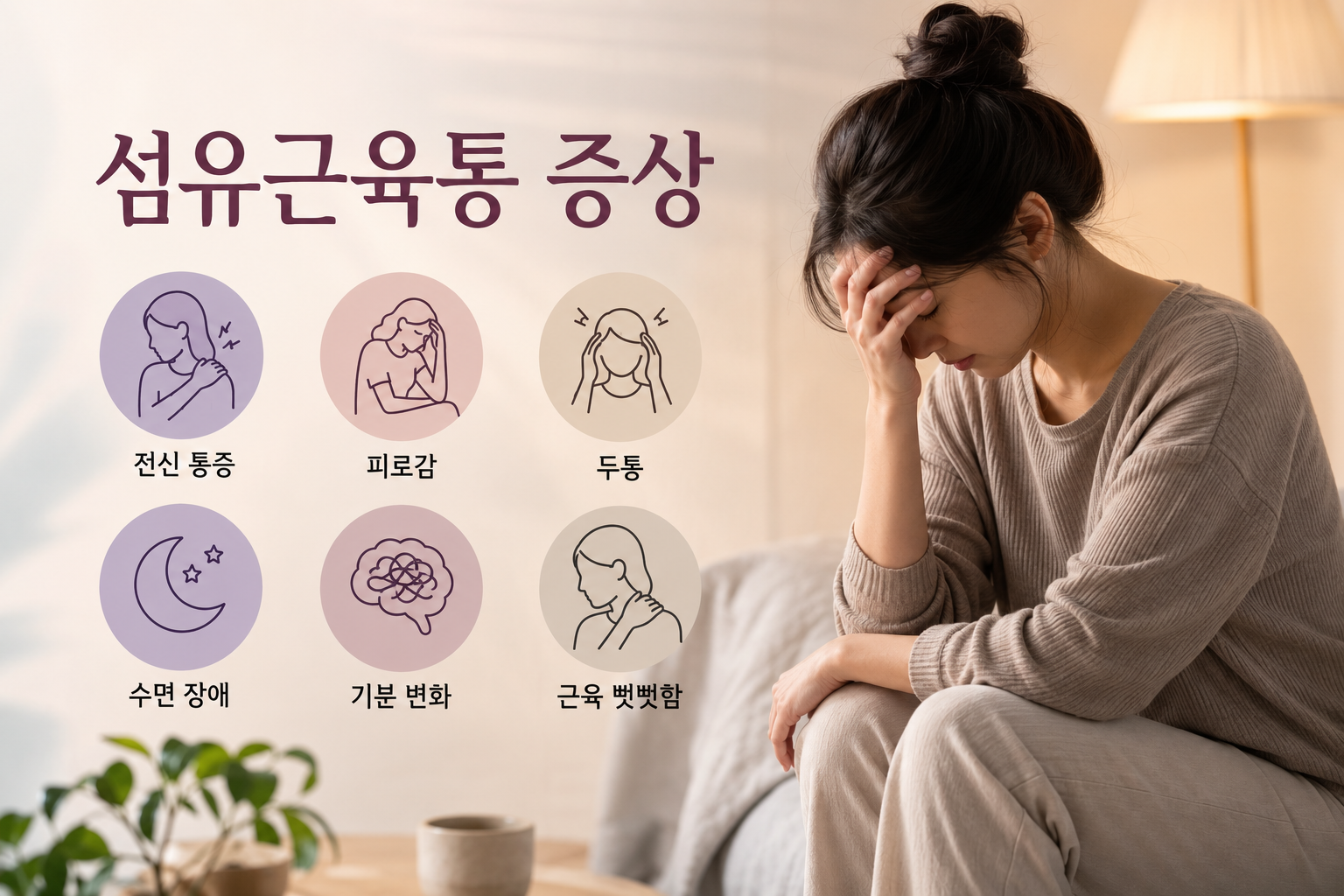 섬유근육통 증상 전신 통증부터 수면 장애까지 총정리