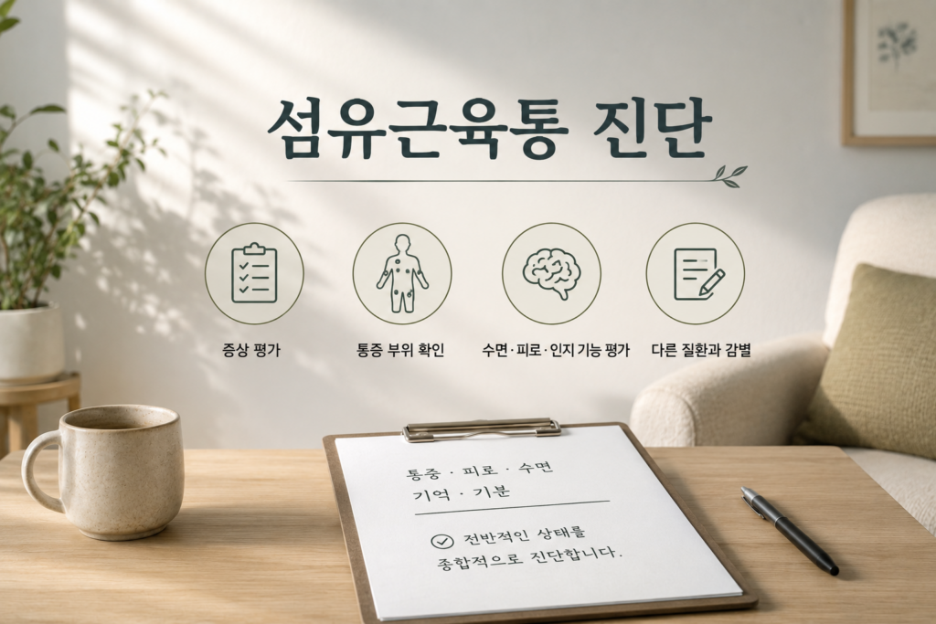 섬유근육통 진단 기준, 절차, 감별 진단 정보 총정리 섬유근육통 진단