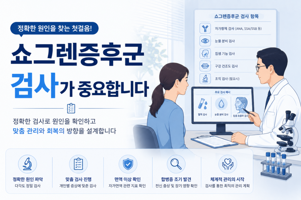 쇼그렌증후군 검사
