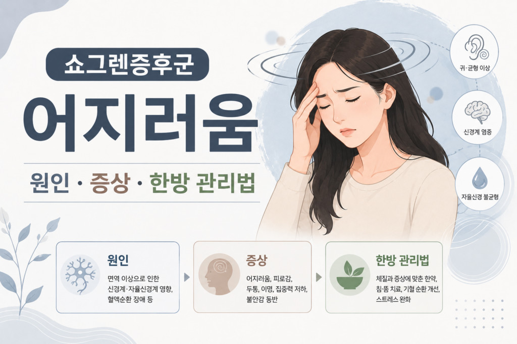 쇼그렌증후군 어지러움