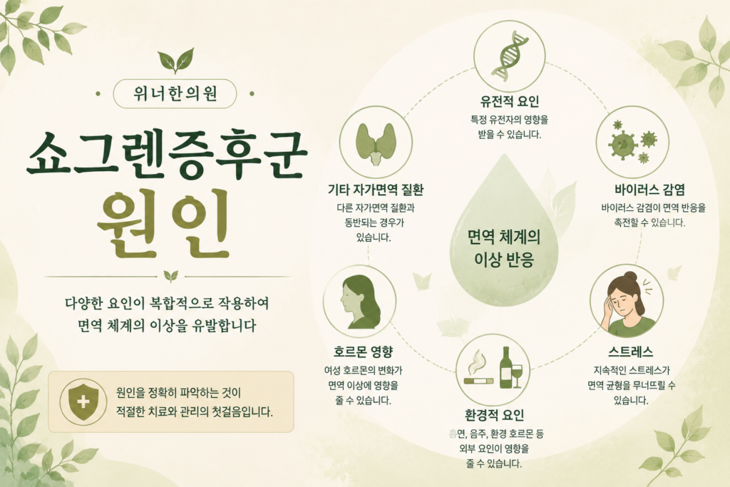 쇼그렌증후군 원인