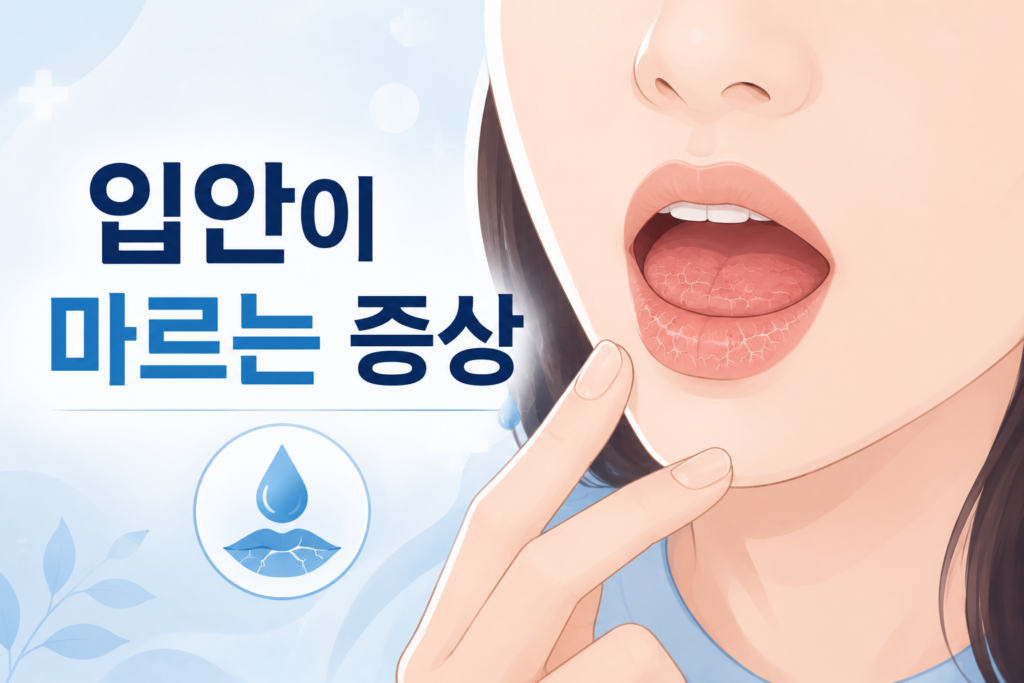 입안이 마르는 증상 — 원인·쇼그렌 감별·해결법 입안이 마르는 증상